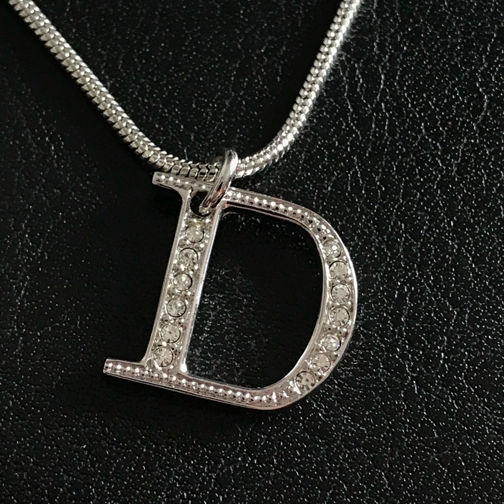 Dior Diamond Pendant & Chain